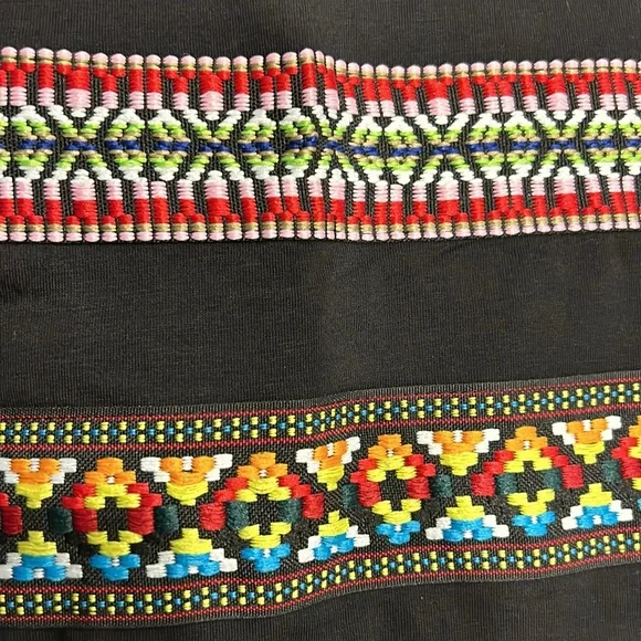 Dress Black Embroidery Sleeveless  Size XXL (runs small) - Picture 6 of 9